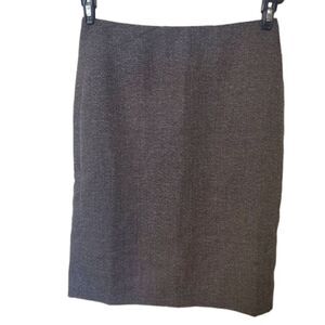 NWT Ann Taylor Dark Grey pencil Skirt 0P